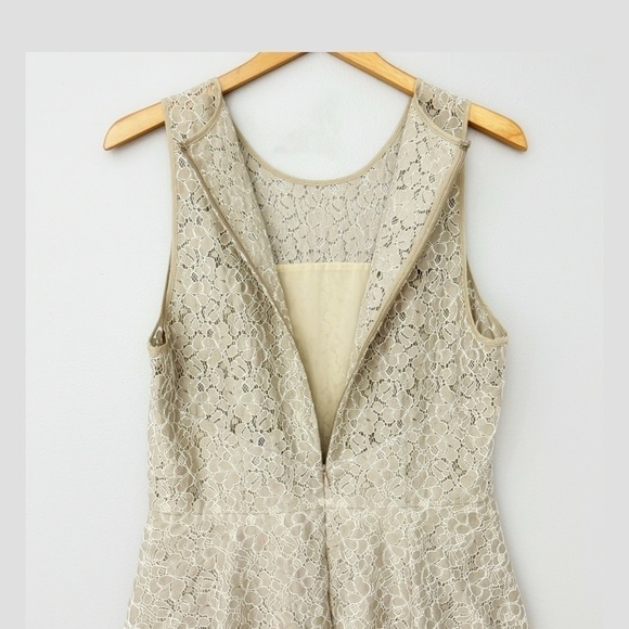 Sachin + Babi Anthropologie Dress Lace Peplum Mini Dress Occasion Sleeveless 12 - Picture 4 of 13